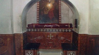 ننشر لكم بالصورة..مقصورة رفات القديسين بالكنيسة