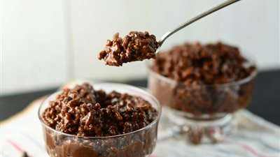 حلو اليوم .. طريقة سهلة جداً لعمل أرز بلبن بالكاكاو 1061924