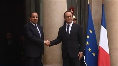 30 اتفاقية على أجندة الرئيس الفرنسي في القاهرة