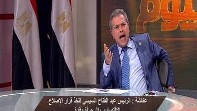 بالفيديو | عكاشة ينفعل علي الهواء الان امتي هتفهموا بقي بسبب ما حدث معه علي الدائري