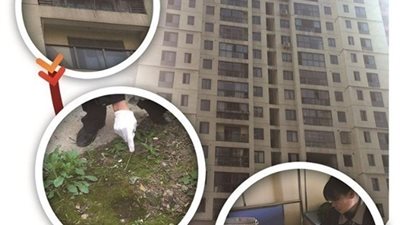 بالصور ..سقوط طفل من الطابق ال15 في الصين ..شوف حصله إيه ؟