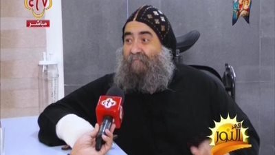 بالفيديو | لقاء حصريمع الانبا يؤانس يروي تفاصيل الحادث الذي مر به وموعد عودته للتسبحه