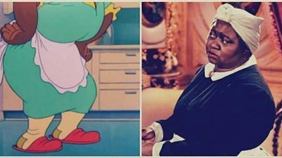 بالصور ..السيدة السمراء صاحبة منزل توم وجيري