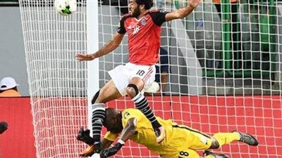 بالفيديو| مروان محسن يهدر هدف مؤكد لمصر أمام غانا