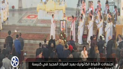 بالفيديو | شاهد احتفالات الكاثوليك بعيد الميلاد المجيد وكلمات رائعه من مراسلة المحور وكلمات من الكتاب المقدس