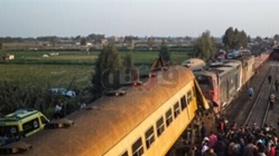 17 صورة ترصد حادث قطاري المناشي