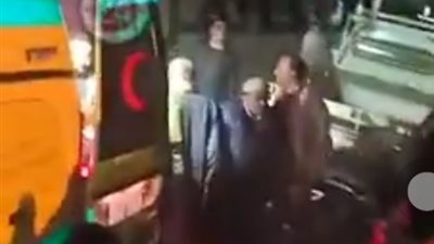 شاهد اللقطات الأولي بعد استشهاد الرائد مصطفي اثناء انقاذه لاقباط عزبة الهجانة من كارثه