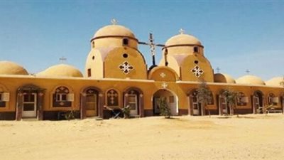 شاهد اول صوره بعد نياحة مؤسس دير الانبا مكاريوس السكندري بوادي الريان