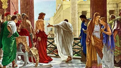 تفاصيل محاكمة الرب يسوع امام بيلاطس وكيف تم تلفيق الاتهامات له من واقع التقليد والوثائق