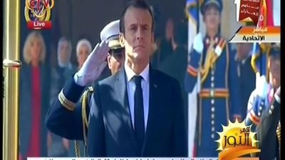 بالفيديو | تفاصيل استقبال الرئيس الفرنسي بالقصر الجمهوري ولقائه مع الرئيس السيسي