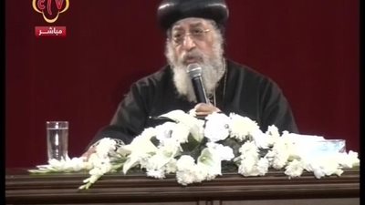 بالفيديو | اول تعليق من قداسه البابا تواضروس علي حادث قطار محطه مصر