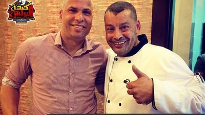 نجوم الكرة ومنهم تريزيجية وفنانين فى حفل عشاء فى مطعم البرنس بامبابة