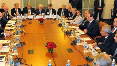 كلمة السيسي أمام قيادات غرفة التجارة الأمريكية (نص كامل)