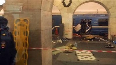 عاجل . . . منذ قليل اغلاق محطه مترو سان بطرسبرج