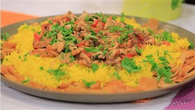 فتة شاورما الفراخ على اصولها