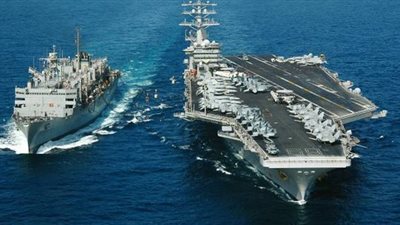تفاصيل توجه حاملة طائرات أمريكية مع أسطولها نحو شبه الجزيرة الكورية