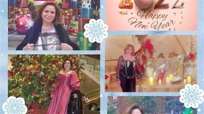 الهام شاهين تهنئ جميع الاقباط بمناسبة عيد الميلاد المجيد