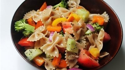 مكرونه بالخضار