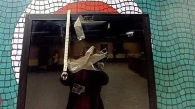 حقيقة تشويه صورة القديسة فيرينا التي تم وضعها في محطة مترو العباسية