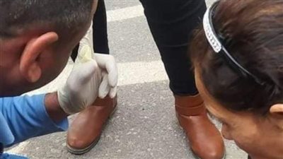 بالصورة تعرض طفل قبطي الي حادث وجاري البحث عن اسرته