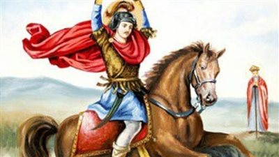 الشهيد العظيم ابو سيفين يقيم ميت من الموت وهناك شهود مسلمين ومسيحيين