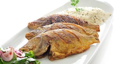 سمك مقلى مع البهارات ..