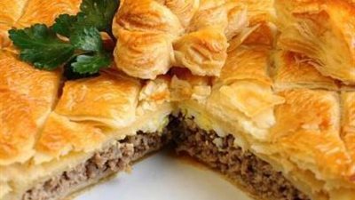 طريقة عمل رقاق باللحمه المفرومه