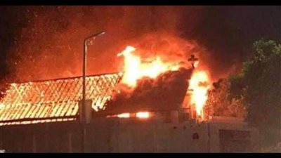 تفاصيل حريق كنيسة الدير بالاسكندرية وسبب اشتعال الحريق