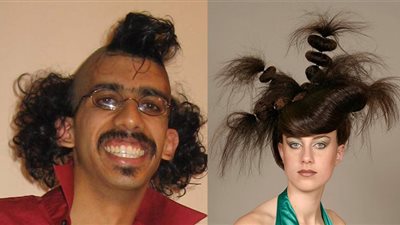 بالفيديو.. شاهد اغرب تسريحات شعر في العالم هتموت من الـ ضحك