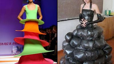 بالفيديو.. شاهد اغرب صيحات الموضة فى العالم مش هتبطل ضحك