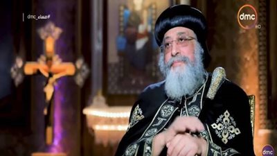 بخط يد قداسة البابا ... شاهد بالصور ما كتبة قداسة البابا تواضروس في دفتر كبار الزوار بكنيسة زيورخ