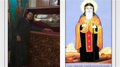 معجزة جديدة للقديس الانبا متاؤس الفاخوري لعامل بالدير وكيف تم انقاذة