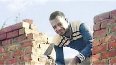 المسلمين والاقباط يشيعوا جثمان الشهيد مينا الذى استشهد فى هجوم ارهابى على كمين الرفاعى