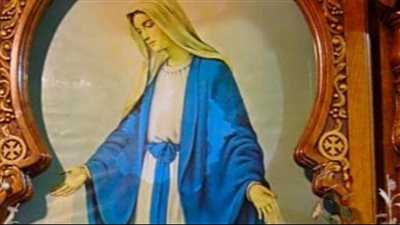أول رد من مطرانية بورسعيد على ظهور نور من أيقونة السيدة العذراء