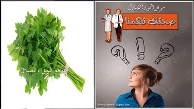 من كثره فوائده يلقب ب ملك الخضروات تعرفو علي فوائد البقدونس المزهله
