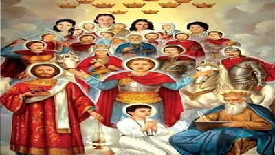 مواهب القديسين فى الشفاء شوف انت محتاج مين منهم واطلب شفاعته