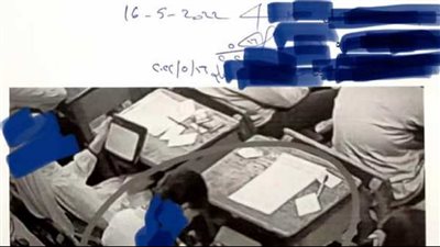 كله متصور وزير التعليم يعرض صور لطلبه متلبسين بالغش الاليكتروني