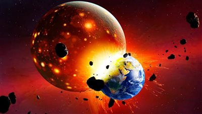 حقيقه اصطدام جسم فضائي بكوكب الارض اليوم السبت