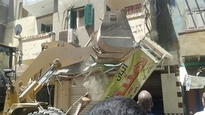 إزالة 300 حالة تعد على الطرق ببني سويف