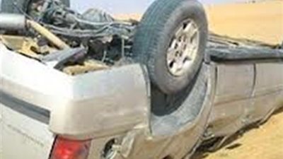 مصرع شخص وإصابة 6 آخرين في حادث سير بالبر الغربي بالأقصر