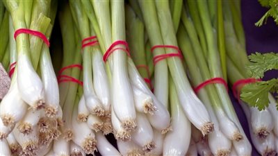 فوائد البصل الاخضر