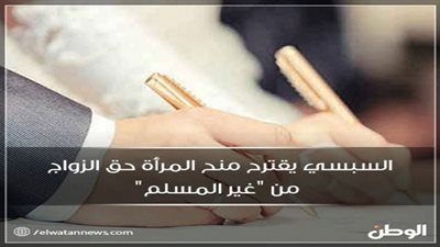 السبسي يقترح منح المرأة التونسيه حق الزواج من غير المسلم