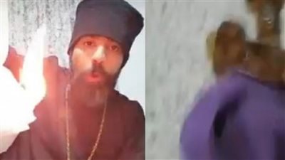 البرنس المصري يهدد اقباط مصر ويحطم الصليب ويحرق الانجيل في فيديو متداول