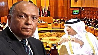 شاهد الفيديو الكامل للمشادات والجدال بين مندوب قطر و السعودية والبحرين والامارات و مصر بالجامعة العربية