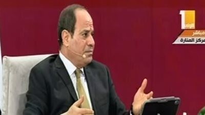 الرئيس السيسى ثبات الدولة وتماسكها هو السبيل الحقيقى لمواجهة أى تحد محتمل