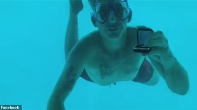 غرق شاب بعد طلب الزواج من حبيبته تحت الماء