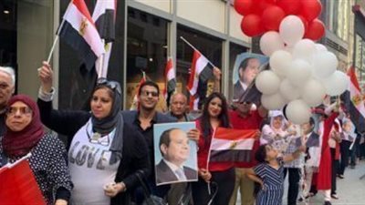 المصريون بأمريكا للرئيس السيسي كل الشعب معاك لتكون مصر قد الدنيا