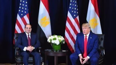 ترامب مصر لديها مكانة خاصة لدينا.. وزوجتى انبهرت بالأهرامات