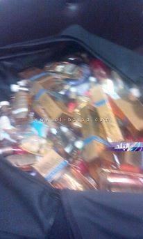 بالصور ضبط مستحضرات تجميل بـ250 ألف جنيه بحوزة راكب إيرلندي