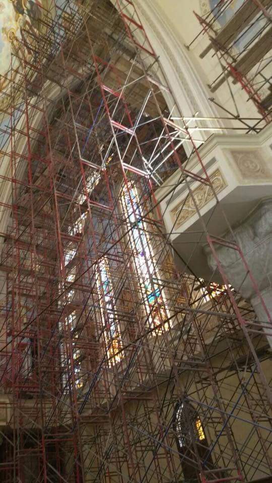 بالصور الكاتدرائيه المرقسيه تتحول لقطعه من السماء